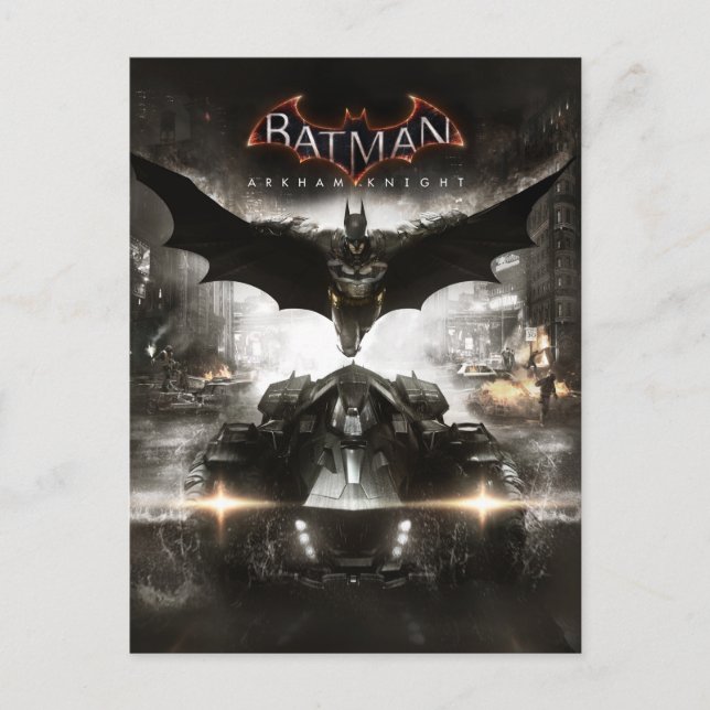 Cartão Postal Batman Arkham Knight Key Art (Frente)