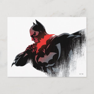 Cartão Postal Batman Batarang Carmesim