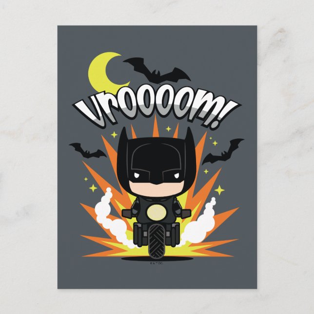 Cartão Postal Batman Chibi (Frente)