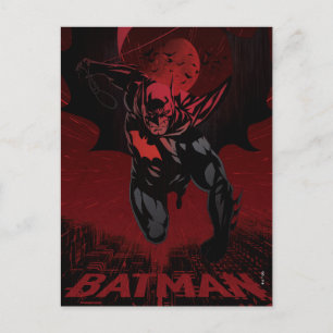 Cartão Postal Batman Crimson Leap