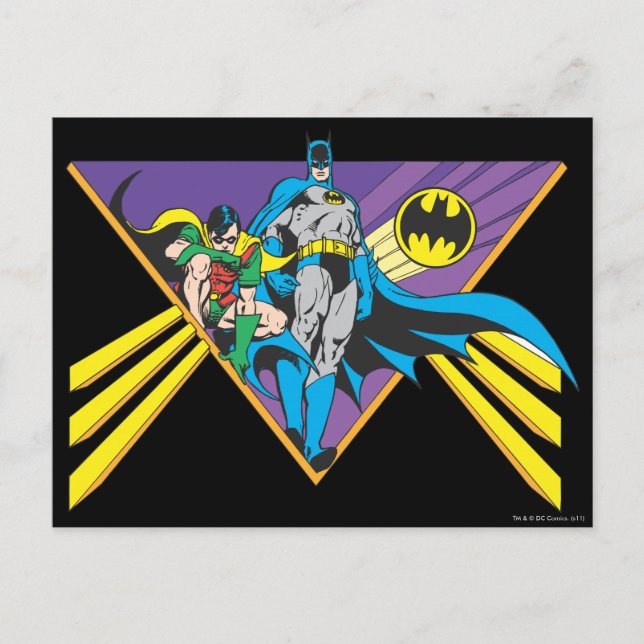 Cartão Postal Batman e Robin 2 (Frente)