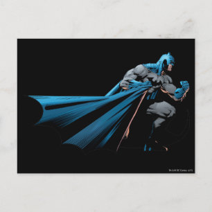 Cartão Postal Batman forte parece direito