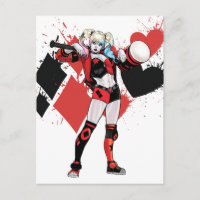 Batman | Harley Quinn Hearts & Diamantes Splatter