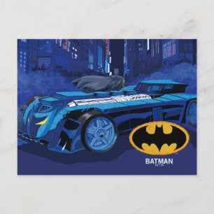 Cartão Postal Batman Patrulha Noturna da Cidade de Gotham