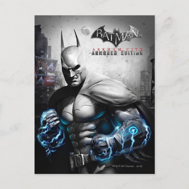 Cartão Postal Batman - Relâmpago (Frente)