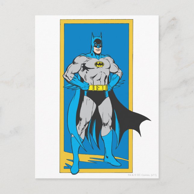 Cartão Postal Batman Stands 2 (Frente)