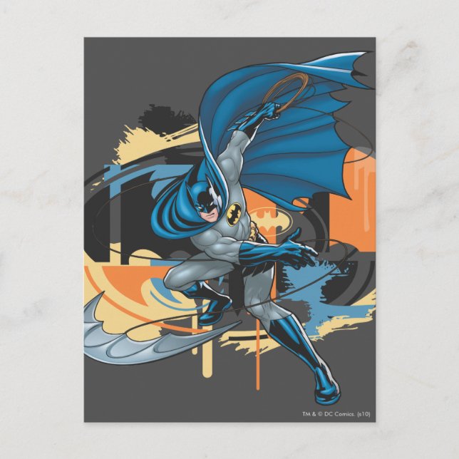 Cartão Postal Batman Throw (Frente)