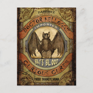 Cartão Postal Bats Blood