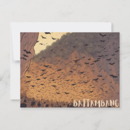 Cartão postal Battambang Bat Caves