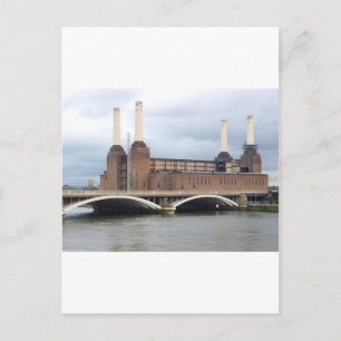 Cartão Postal Battersea Power Station em Londres, Inglaterra
