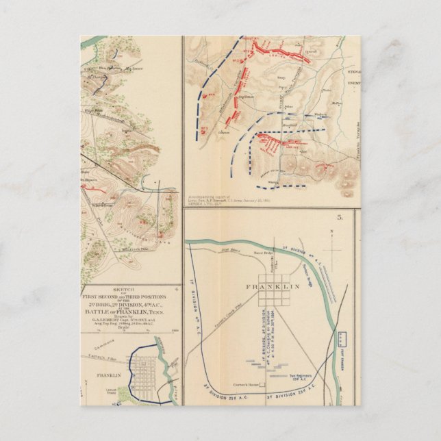 Cartão Postal Battlefield, Nashville, Tenn (Frente)