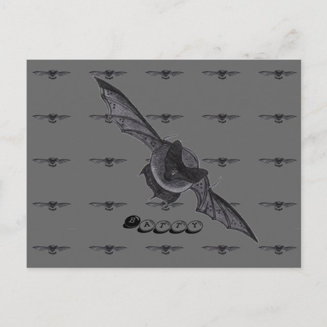 Cartão Postal Batty...cartão postal (Frente)