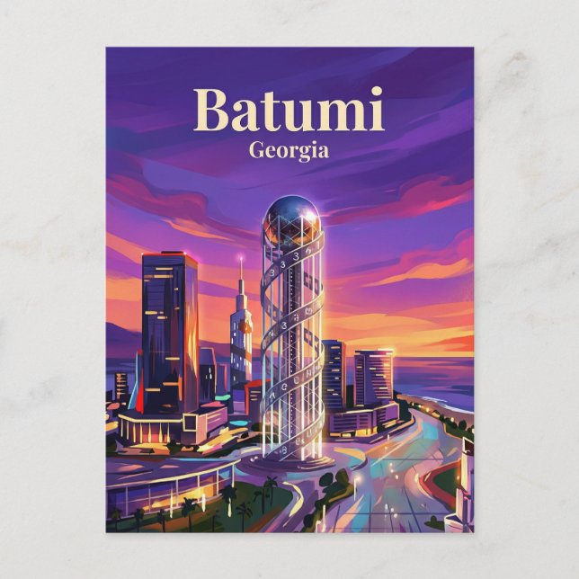 Cartão Postal Batumi Geórgia (Frente)