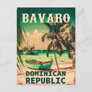 Cartão Postal Bavaro Beach República Dominicana Retro Souvenir 6