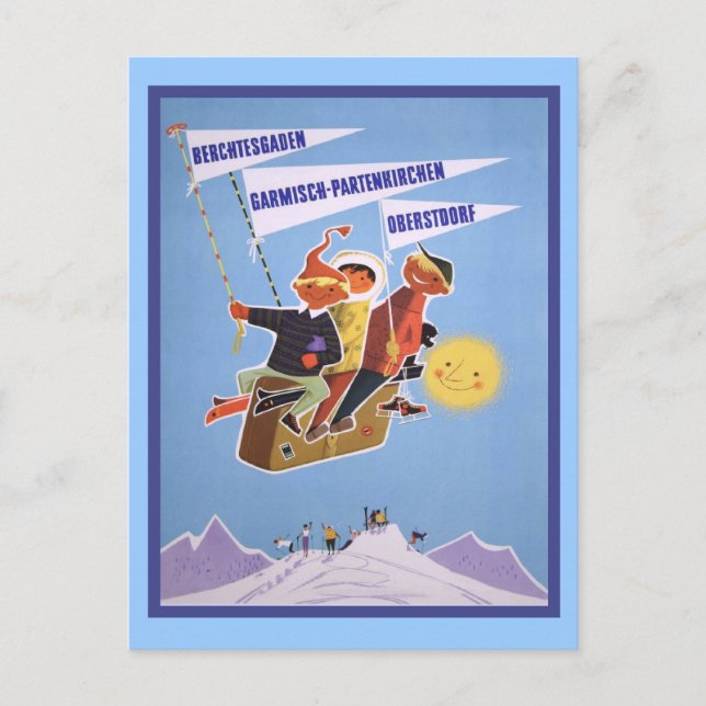 Cartão Postal Baviera, Alemanha (Frente)