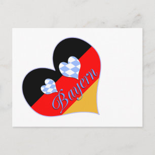 Cartão Postal Bayern Herzen