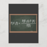 Cartão Postal Bayes Theorem Probability Theory Data Science<br><div class="desc">Na teoria das probabilidades e nas estatísticas,  o teorema Bayes (alternativamente,  Bayes law ou Bayesrule) descreve a probabilidade de um evento,  com base no conhecimento prévio de condições que possam estar relacionadas ao evento.</div>