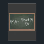 Cartão Postal Bayes Theorem Probability Theory Data Science<br><div class="desc">Na teoria das probabilidades e nas estatísticas,  o teorema Bayes (alternativamente,  Bayes law ou Bayesrule) descreve a probabilidade de um evento,  com base no conhecimento prévio de condições que possam estar relacionadas ao evento.</div>