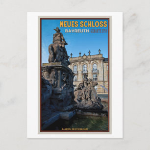 Cartão Postal Bayreuth - Neues Schloss