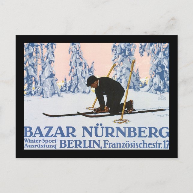 Cartão Postal Bazar Nurnberg_Viagens vintage (Frente)