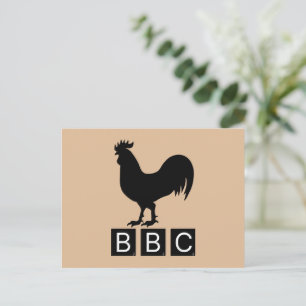 Cartão Postal BBC - Grande Cockerel Preto