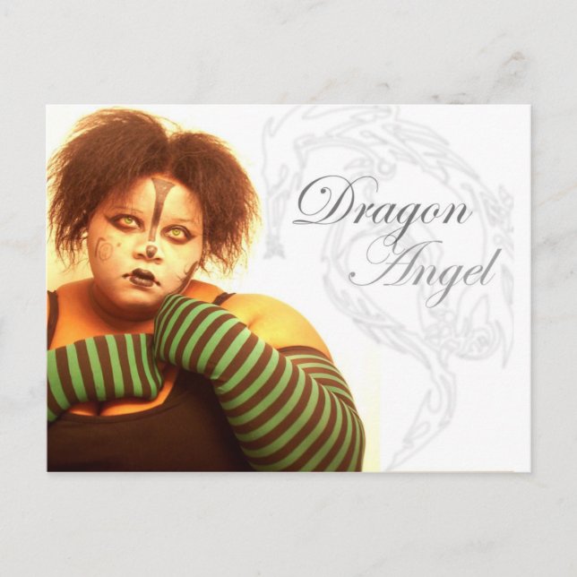 Cartão Postal BBW Dragon Angel (Frente)