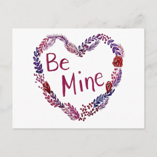 Cartão Postal Be Mine Valentine Postcard