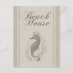 Cartão Postal Beach House Seacavalo Seashore