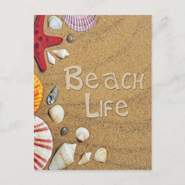 Cartão Postal Beach Life (Frente)