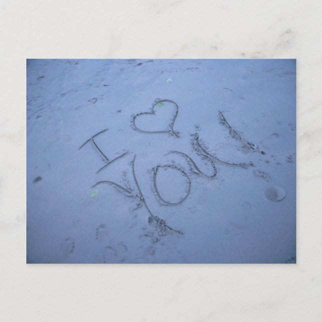 Cartão Postal Beach Love (Frente)