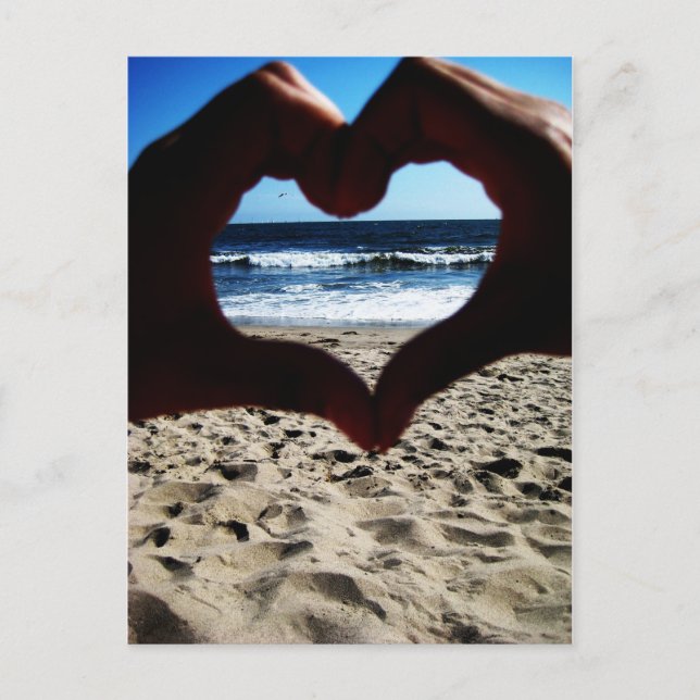 Cartão Postal Beach Love (Frente)