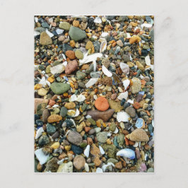 Cartão Postal Beach Pebbles