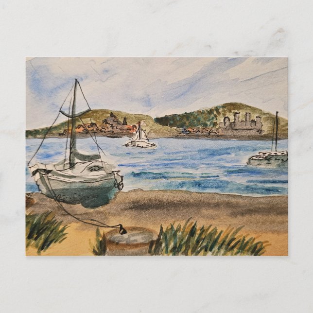 Cartão Postal Beach Postcard (Frente)