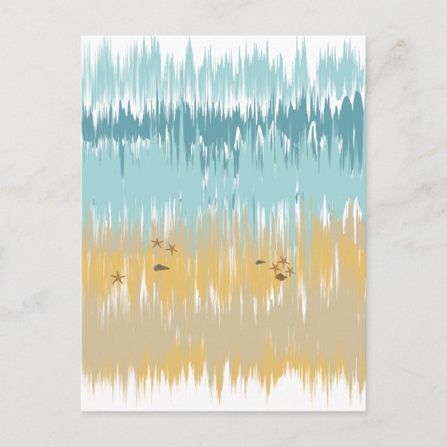 Cartão Postal Beach wave (Frente)