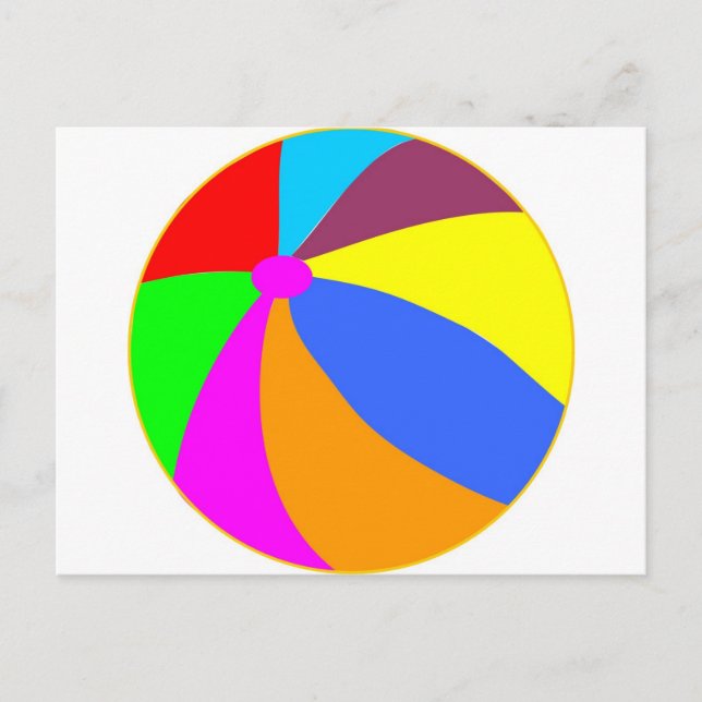 Cartão Postal Beachball (Frente)