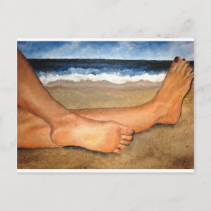 Cartão Postal Beachin' Feet