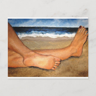 Cartão Postal Beachin' Feet