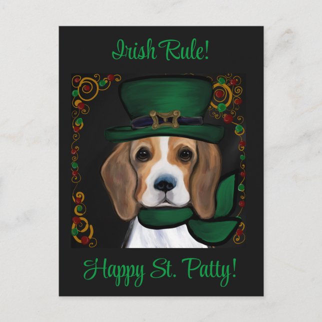 Cartão Postal Beagle (Frente)