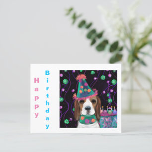 CARTÃO POSTAL BEAGLE