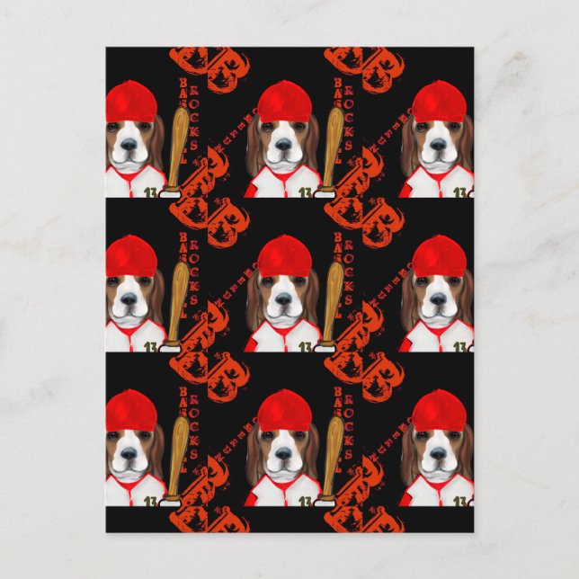 Cartão Postal Beagle  (Frente)