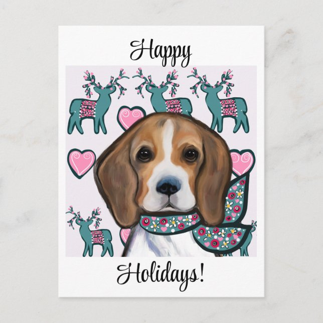 Cartão Postal Beagle (Frente)