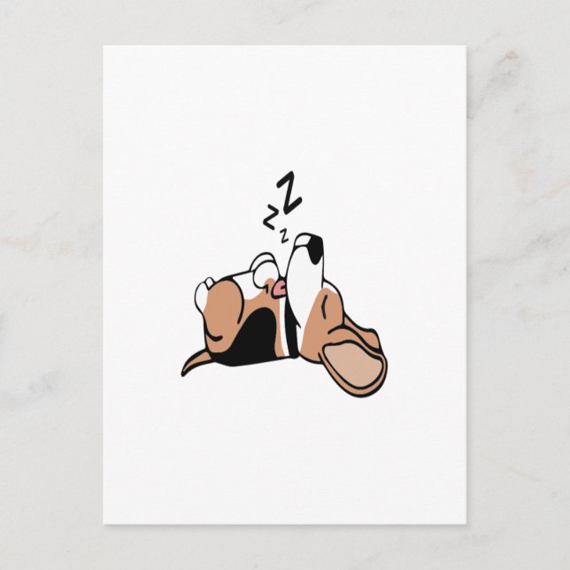 Cartão Postal beagle (Frente)