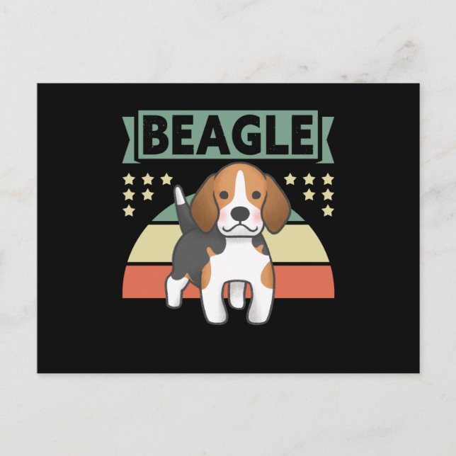 Cartão Postal Beagle | Beagles Proprietários De Cães (Frente)