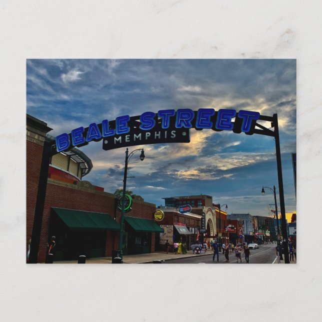 Cartão Postal Beale Street (Frente)