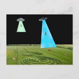 Cartão Postal Beaming Up the Beef Postcard