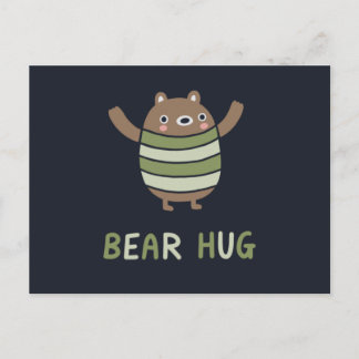 Cartão Postal Bear Hug