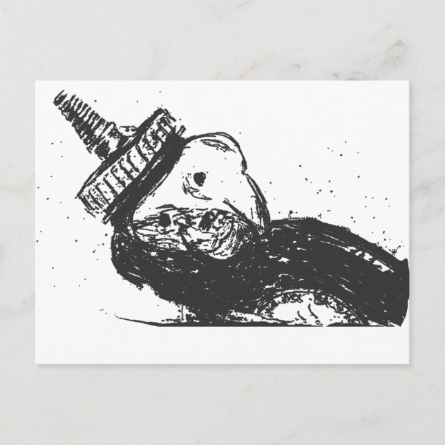 Cartão Postal Bear Mel (Frente)