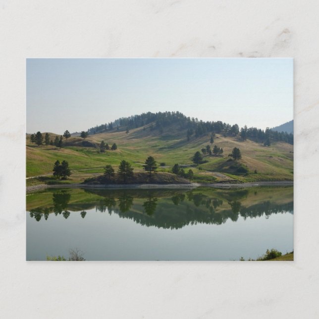 Cartão Postal Bear Paw Lake Havre, Montana (Frente)