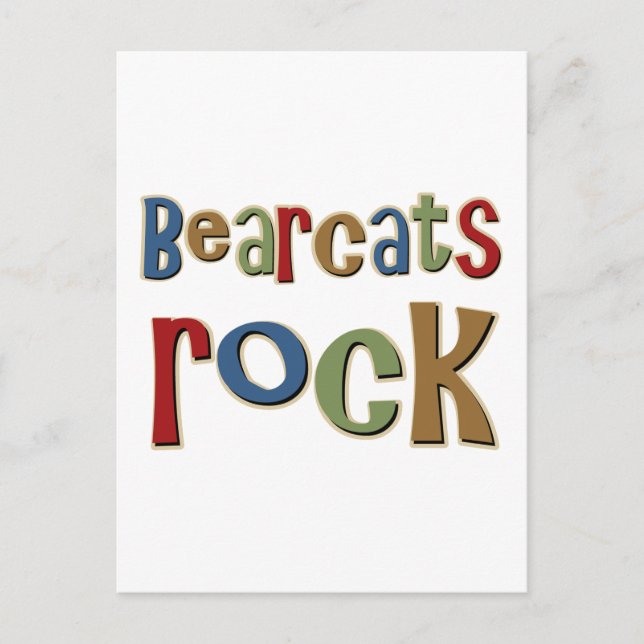 Cartão Postal Bearcats Rock (Frente)
