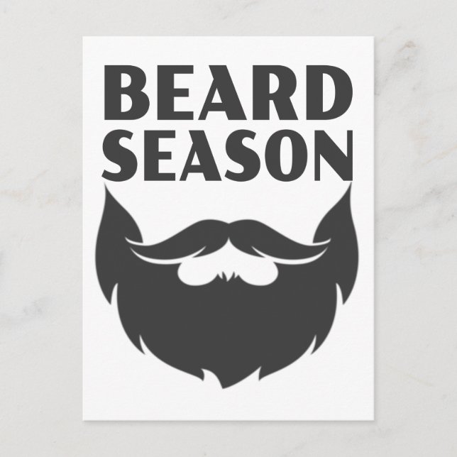 Cartão Postal Beard Season (Frente)